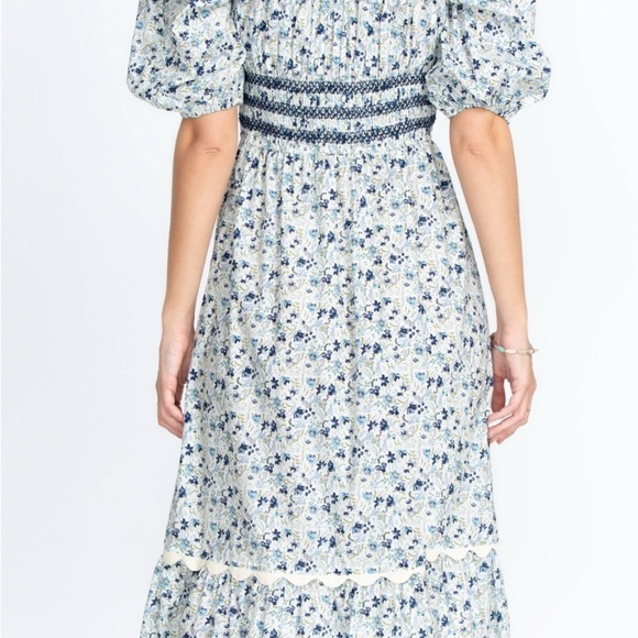 Johnny Was Jade Classic Floral Camille MIDI Dress - Picture 3 of 16